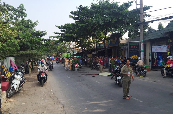 Hiện trường vụ việc  - Ảnh: Ngọc Khải