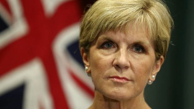 Ngoại trưởng Úc Julie Bishop khẳng định lập trường nước này cho rằng tự do đi lại trên Biển Đông là vấn đề cần được bảo vệ - Ảnh: Theage