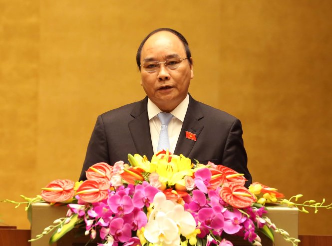 Phó thủ tướng Nguyễn Xuân Phúc - Ảnh: Nhan Sáng