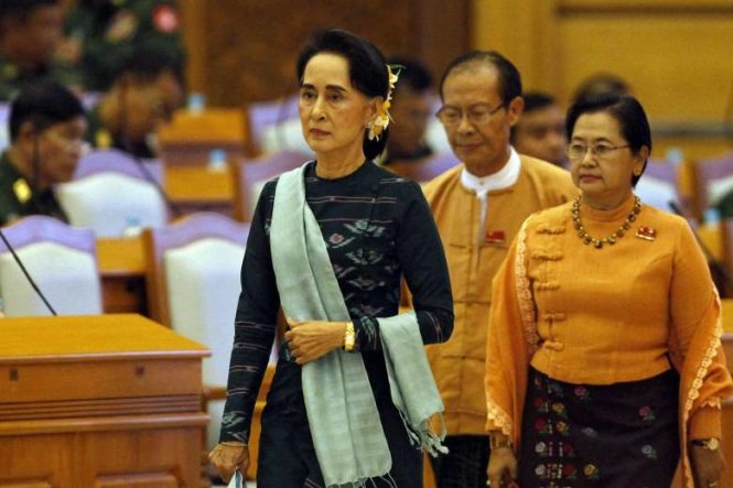 Bà Aung San Suu Kyi - Ảnh: EPA