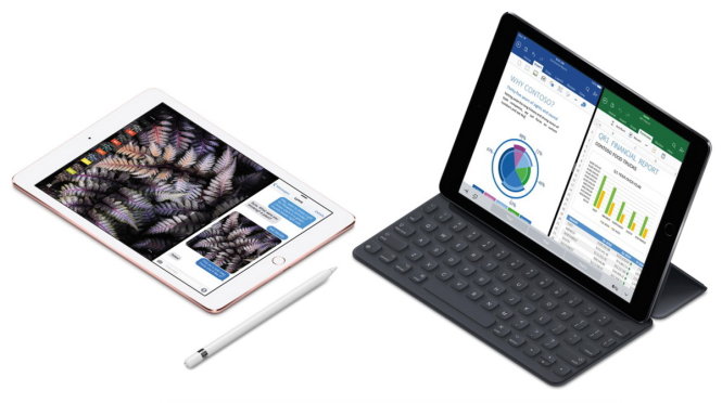 iPad Pro được trợ lực bởi bàn phím vật lý và bút điện tử Apple Pencil