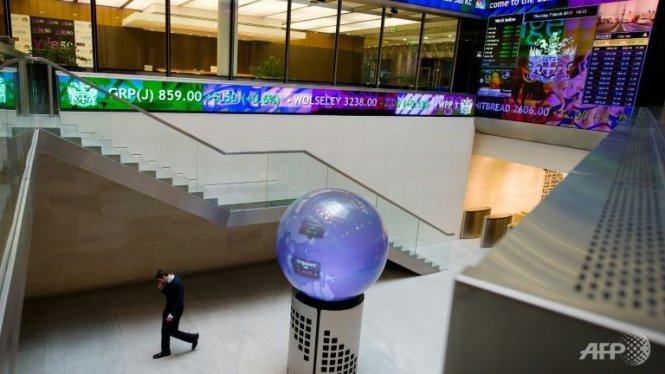Cổ phiếu FTSE 100 giảm 1,1% giá trị sau các vụ nổ tại Brussels, Bỉ Ảnh: AFP