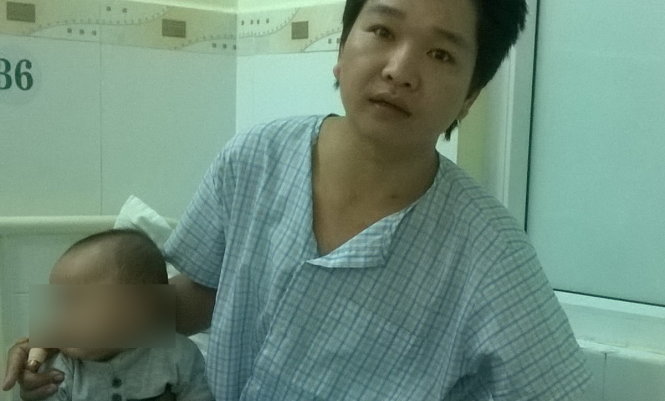 Anh Hiền đang được điều trị tại Bệnh viện - Ảnh: H.A