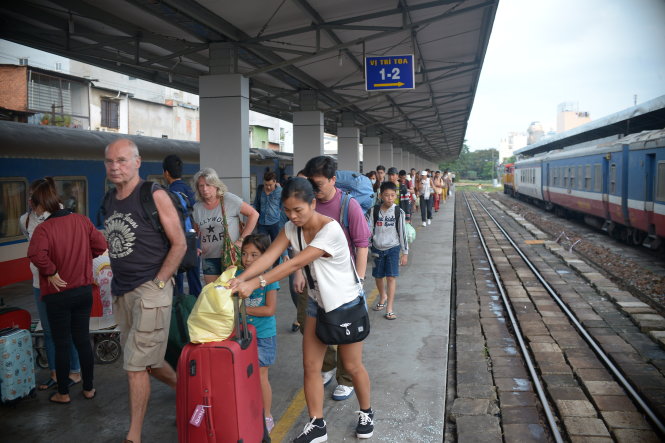 Theo quy hoạch đã được Thủ tướng Chính phủ phê duyệt, ga Sài Gòn vẫn ở vị trí hiện nay và tuyến đường sắt quốc gia đoạn từ ga Bình Triệu về ga Sài Gòn sẽ được xây dựng trên cao - Ảnh: T.T.D.