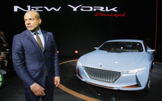 Hyundai tiết lộ thương hiệu xe sang chảnh Genesis với tên New York Concept - Ảnh: BI