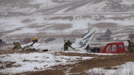 Chiếc máy bay chở cựu bộ trưởng giao thông Canada gặp nạn - Ảnh CBC