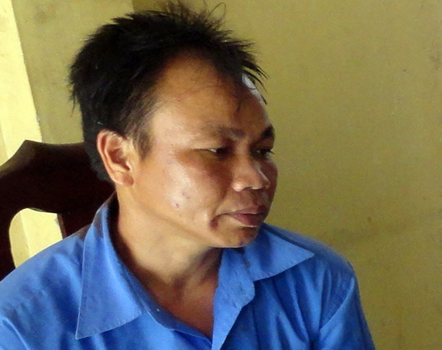Nguyễn Văn Kiệt tại cơ quan điều tra - Ảnh: Ngọc Anh
