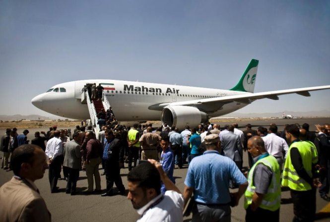 Hãng bay Mahan Air của Iran bị Saudi Arabia cấm hoạt động trên lãnh thổ của họ - Ảnh: AP