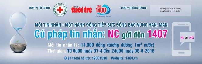 Mỗi tin nhắn - Một hành động tiếp sức đồng bào vùng hạn, mặn