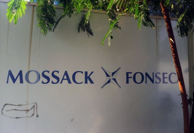 Bên ngoài trụ sở của Mossack Fonseca tại Panama - Ảnh: AFP