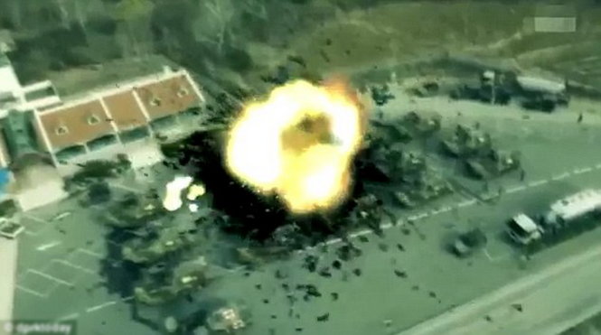 Hình ảnh trong đoạn video tuyên truyền mới của Triều Tiên - Ảnh chụp từ video clip