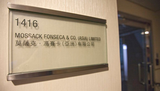 Trụ sở công ty Mossack Fonseca tại Hong Kong, Trung Quốc - Ảnh: EPA