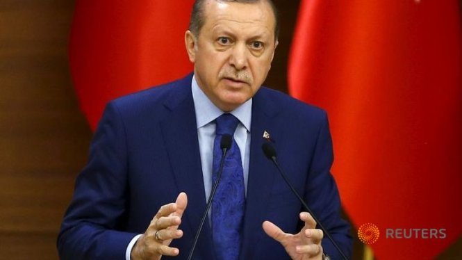Tổng thống Thổ Nhĩ Kỳ Tayyip Erdogan kiện một nghệ sĩ người Đức - Ảnh: Reuters