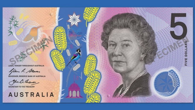 Tờ tiền 5 đô mới của Úc bị dân chúng chê xấu - Ảnh: The Age