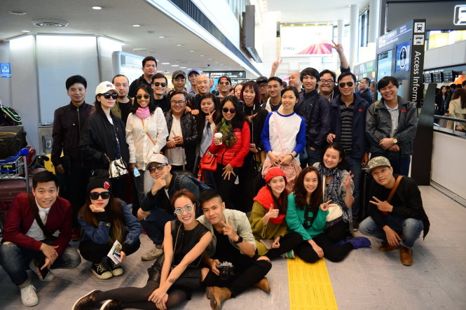 Đoàn Việt Nam tham gia chương trình Câu chuyện hòa bình số 4 - Cánh hoa hòa bình tại Nhật - Ảnh: T.T.D.