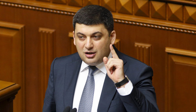 Tân thủ tướng Ukraine, Volodymyr Groysman - Ảnh: Reuters