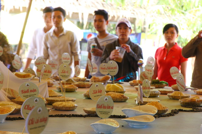 Các món bánh đặc trưng của Nam bộ tại lễ hội - Ảnh: Chí Quốc