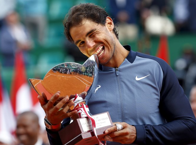 Nadal vô địch Monte Carlo 2016. Ảnh: Reuters