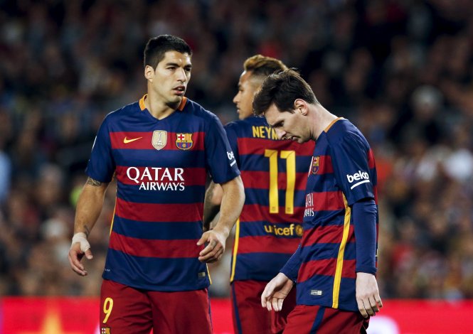 Bộ ba Messi, Suarez, Neymar khi nào sẽ hồi sinh? - Ảnh: Reuters