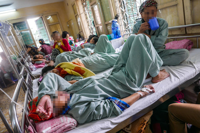 Bệnh nhân đang điều trị tại Bệnh viện K trung ương (Hà Nội) - Ảnh: Nguyễn Khánh