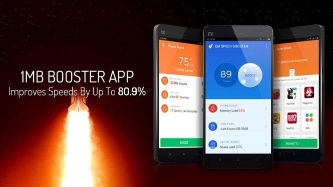 CM Speed Booster丨Cache Cleaner, một ứng dụng tăng tốc và dọn rác trên điện thoại thường bị giả danh nhất - Ảnh: Google Play