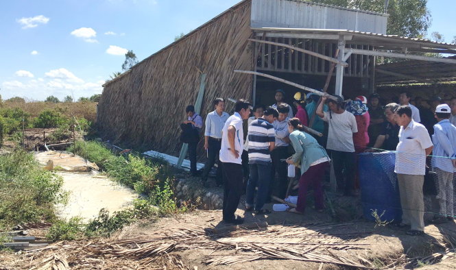 Nhà ông Tặng, nơi xảy ra vụ ngạt khí biogas - Ảnh: CTV