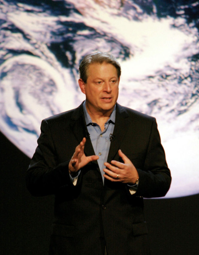 Cựu phó tổng thống Mỹ Al Gore theo đuổi công cuộc bảo vệ môi trường