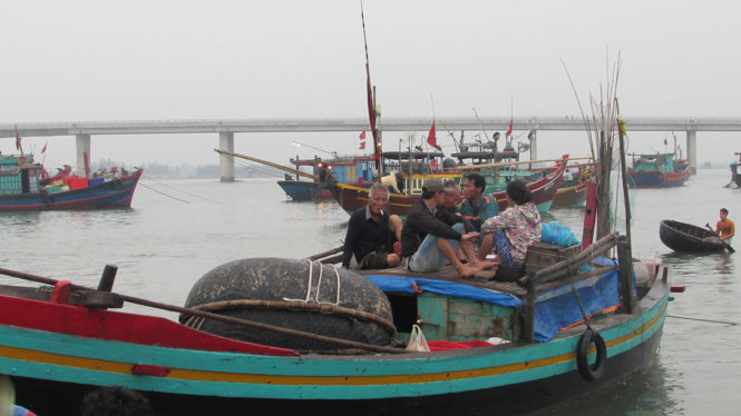 Thông tin cá chết nghi nhiễm độc gây hoang mang trong ngư dân - Ảnh: N.H.Thanh