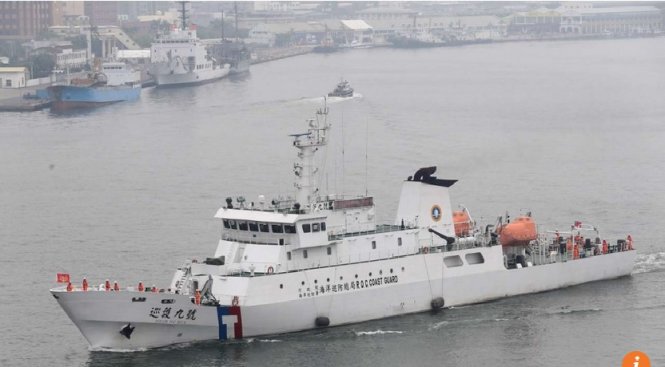 Đài Loan đưa tàu tuần tra đến vùng biển gần đảo Okinotorishima sau khi Nhật Bản bắt một tàu cá của lãnh thổ này - Ảnh:scmp