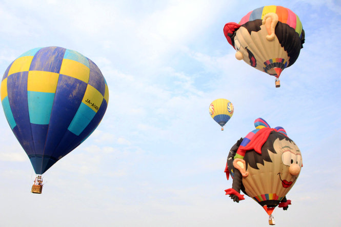 một số hình ảnh về ngày hội khinh khí cầu - Ảnh: Xuân Đào