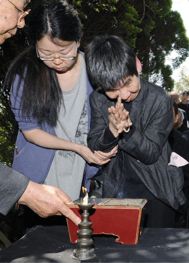 Lễ tưởng nhớ các nạn nhân mắc bệnh Minamata ở Kumamoto ngày 1-5 vừa qua - Ảnh: Japan Times