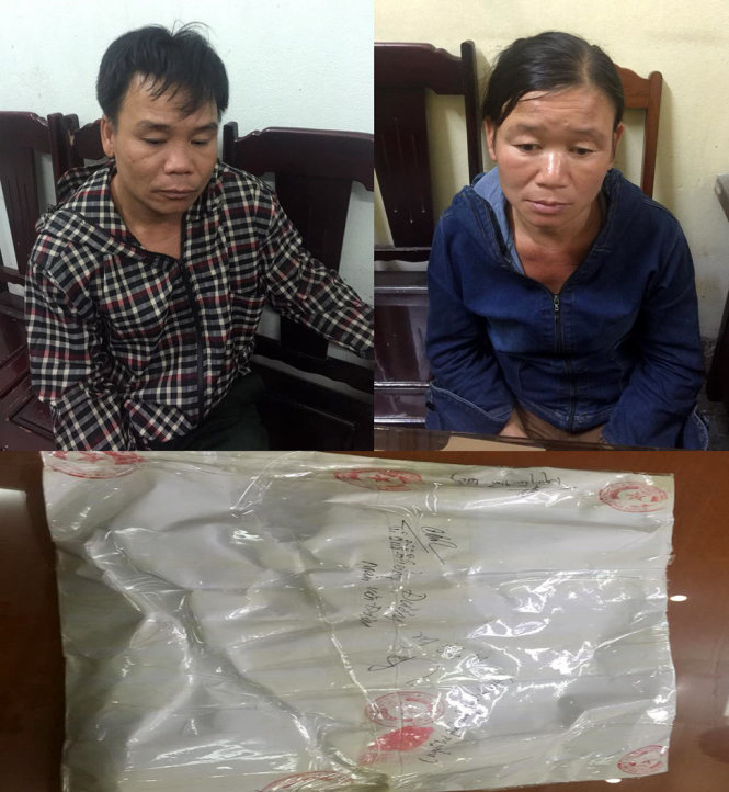 Ông Vi Đình Thưởng (bìa phải ảnh) khi còn đương chức bí thư Đảng ủy xã Mường Lý nhiệm kỳ 2010 - 2015 trong lần đi thăm đồi xoan của gia đình - Ảnh: Hà Đồng chụp ngày 9-4-2013.