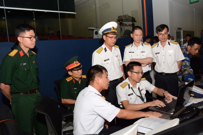 Đoàn Việt Nam tiếp thu phần mềm điều hành diễn tập