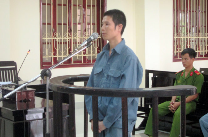 Bị cáo Quỳnh tại phiên tòa xét xử phúc thẩm - Ảnh: Thành Nhơn
