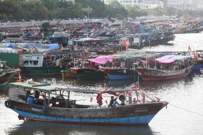 Trung Quốc lại lấy cớ bảo vệ tài nguyên biển để đưa ra lệnh cấm đánh bắt cá vô lý ở Biển Đông - Ảnh: Xinhuanet