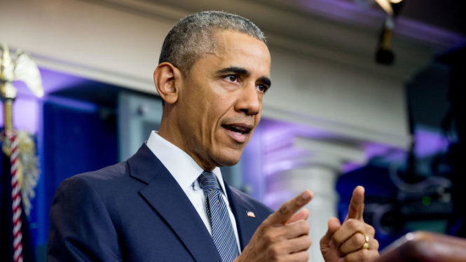 Tổng thống Obama phát biểu tại Nhà Trắng ngày 6-5 - Ảnh: AP
