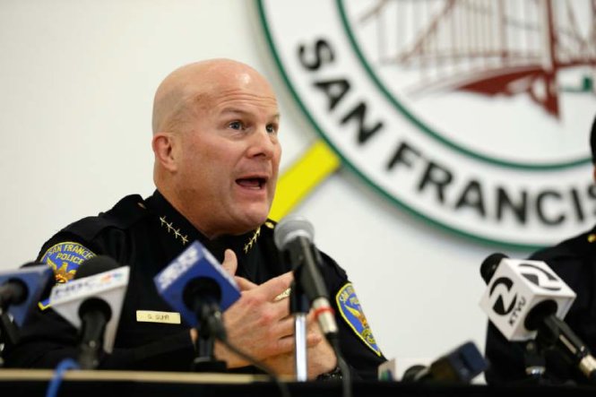 Cảnh sát trưởng thành phố San Francisco, Greg Suhr, vừa phải từ chức theo yêu cầu của thị trưởng thành phố - Ảnh: Pressdemocrat