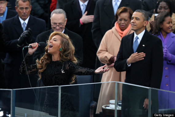 Beyonce chính là người trình diễn trong lễ nhậm chức lần thứ hai của Obama đầu năm 2013 - Ảnh: Reuters
