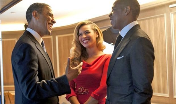 Obama khá thân thiết với Jay-Z và Beyonce