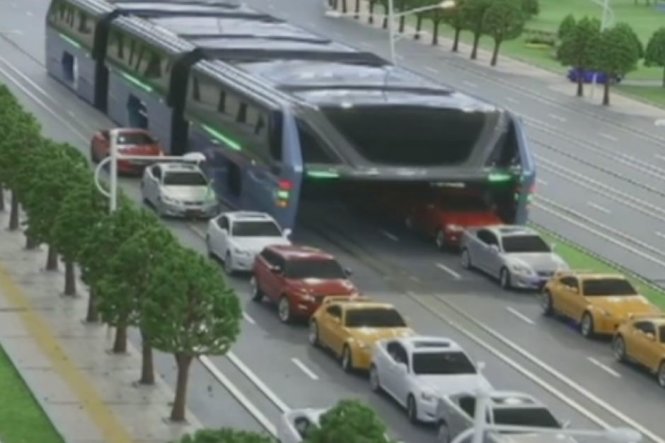 Mô hình xe bus kiểu mới của Trung Quốc - Ảnh: ABC