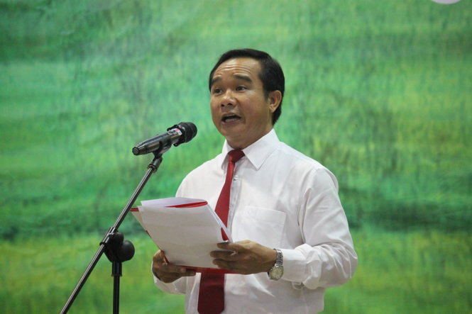 Ông Nguyễn Văn Được, phó chủ tịch UBND tỉnh Long An - Ảnh: Đức Hiếu
