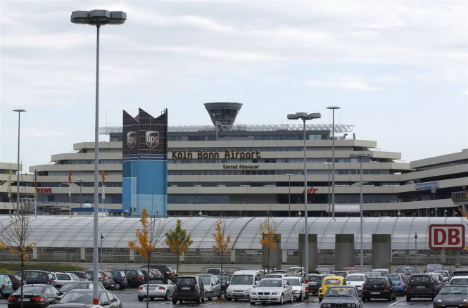 Sân bay Cologne Bonn (Đức) - Ảnh: Reuters
