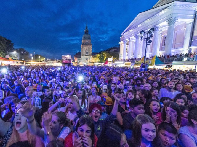 Đã có ba phụ nữ trình báo họ bị tấn công tại lễ hội âm nhạc Schlossgrabenfest tại Darmstadt - Ảnh: AFP