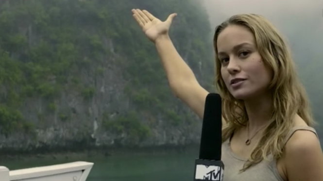 Brie Larson khi đang quay phim Kong: Skull Island tại Việt Nam - Ảnh cắt từ video
