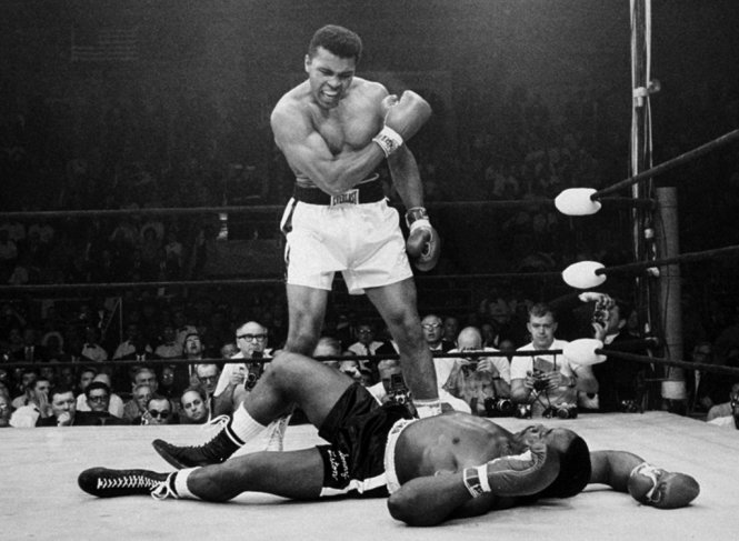Huyền thoại Muhammad Ali thời đỉnh cao. Ông vừa qua đời ngày 3-6 - Ảnh tư liệu