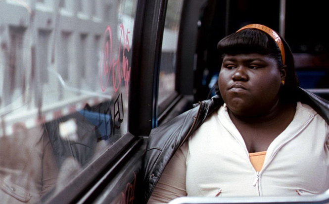 Gabourey Sidibe diễn bằng bản năng trong Precious. Ảnh Lionsgate