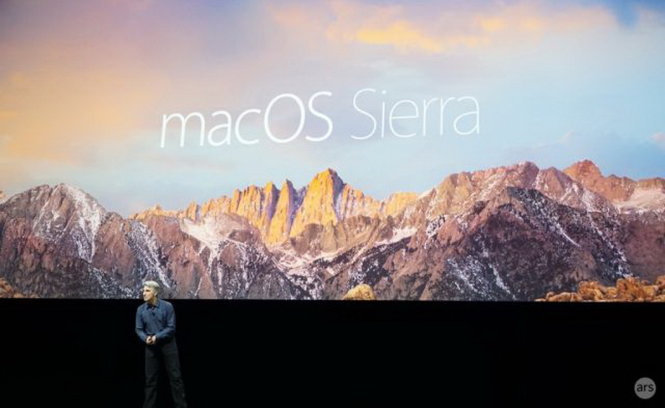 Tên gọi mới của hệ điều hành OS X là macOS - Ảnh: ArsTechnica