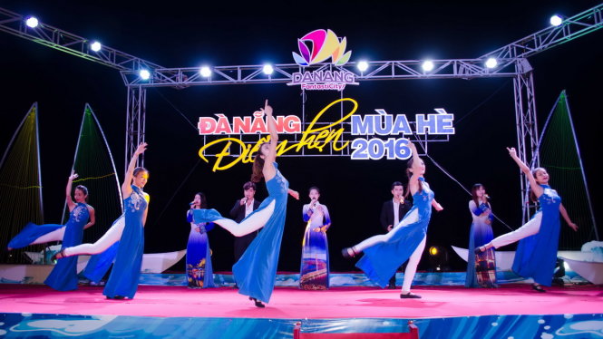 Đêm khai mạc chương trình Đà Nẵng - điểm hẹn mùa hè 2016 - Ảnh: TẤN LỰC