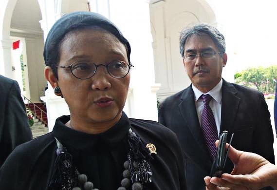 Ngoại trưởng Indonesia, bà Retno Marsudi, cho biết chính phủ Indonesia đã gửi công văn phản đối tới chính phủ Trung Quốc sau một loạt vi phạm của tàu cá Trung Quốc - Ảnh: Jakarta Post