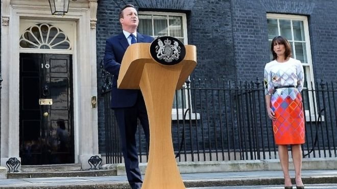 Thủ tướng David Cameron tuyên bố sẽ không có cuộc trưng cầu thứ hai - Ảnh: AFP